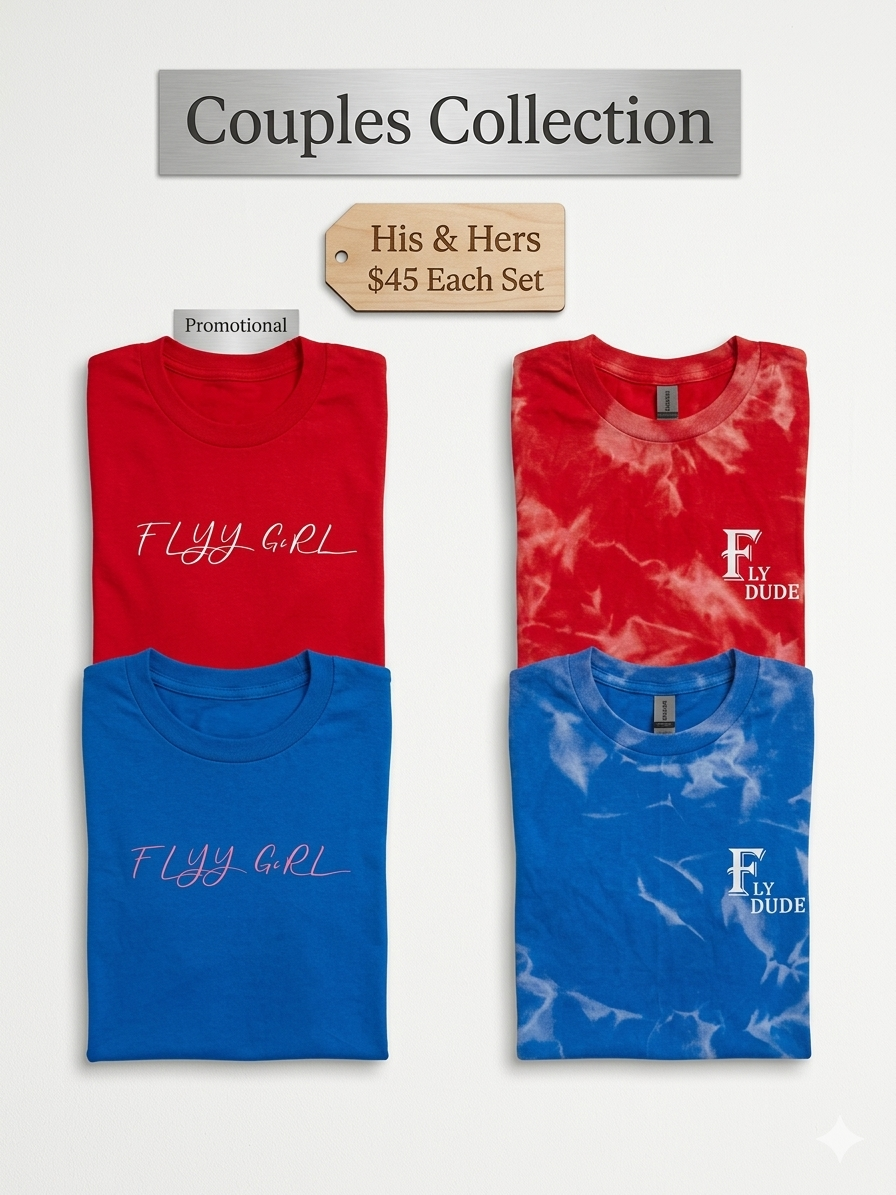 FLYY GIRL & FLYDUDE BUNDLE SET $45 ( choose your color )